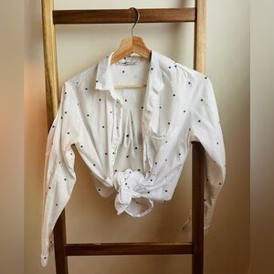 100% Cotton Cute Button-down Shirt | S: M (s/m)